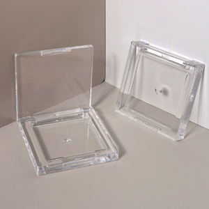 Mới trong suốt lưới bột Blush hộp bên trong đường kính 43 Mét rỗng hộp nhựa container với gương gói mỹ phẩm vật liệu - Product Image 5