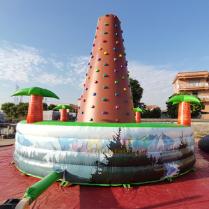 Muro de escalada inflable con temática de Everest, juegos de parque de atracciones comerciales para diversión y desafío al aire libre - Product Image 3