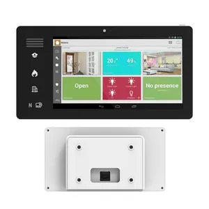 Panneau POE domotique intelligent de 7 pouces Tablettes murales Android RS485 KNX Zigbee Zwave Tablette à écran tactile de 8 pouces