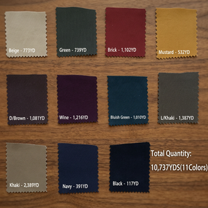 17040 N/P 14 Galles velours côtelé tissé solide teint 58/60 \ "tissu en nylon extensible pour garçons et filles pour une utilisation en extérieur - Product Image 3
