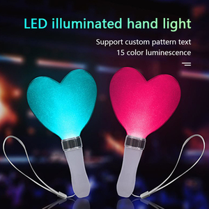Tongkat lampu LED menyala bentuk hati pesta Rave tongkat sihir kedip tongkat lampu lampu perlengkapan Halloween konser ulang tahun pernikahan - Product Image 3