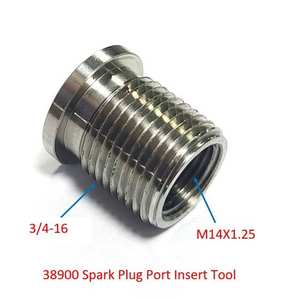 ערכת מצתים 38900 יציאת מצתים, M14*1.25, 3/4-16 OD עבור מנועי פורד טריטון דו-שסתומיים, מתאם החלפת מצתים - Product Image 2