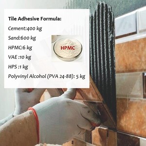 Giá thấp nhất xây dựng lớp hydroxypropyl methylcellulosehpmcself san lấp mặt bằng xi măng phụ gia được sử dụng trong sẵn sàng trộn nề vữa - Product Image 2