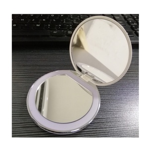 Portable LED <b>Mirror</b> for Makeup with Light Handheld Small <b>Mirror</b> USB Charge <b>Foldable</b> <b>Mirror</b> - Product Image 3