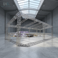 Structure de treillis en aluminium en gros, personnalisable, modulaire, pour extérieur et intérieur