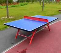 Al Aire Libre Smc Ping Pong Table Wholesale Ping Pong Blue Red School Government Procurement Mesa de ping pong