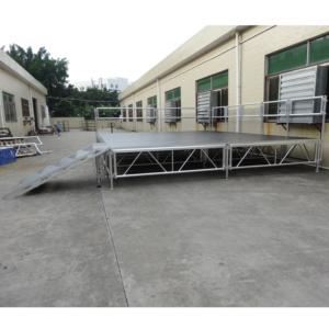 Escenario modular de rendimiento escolar de escenario de aluminio interior ajustable en altura - Product Image 5