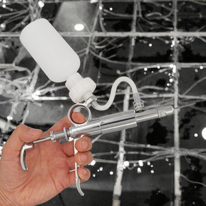 Có thể điều chỉnh <span class=keywords><strong>0</strong></span>.5-5ml cầm tay thú y ống tiêm cho dê liên tục vaccine Injector chẩn đoán tiêm cho động vật để bán - Product Image 2