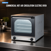 Four à convection professionnel à circulation d'air chaud avec porte vitrée