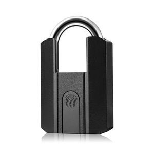 Yuefeng Maishi Fingerprint Padlock DZ916 IP65 Waterproof Rectangular <b>Lock</b> With <b>Key</b> Outdoor Use - Product Image 1