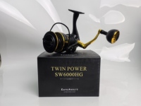 Lurekiller 35kg Max Drag Metal Spinning Reel SW6000H SW10000H Saltwater Surf Casting 550g 5.8:1 Heavy Duty