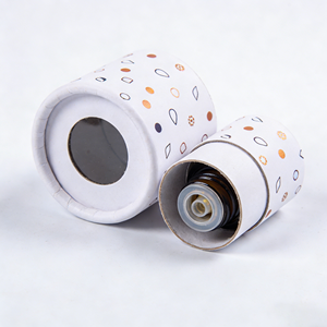 Tubo de Papel Kraft Cilíndrico con Logotipo Personalizado, Embalaje de Cartón para Velas, Tubo de Papel Cosmético de Lujo con Borde Rizado - Product Image 4