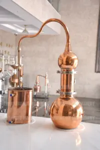 ZJ 5L Home Essential Oil Distiller coluna destilação laboratório Lavender Essential Oil Distillation Equipment