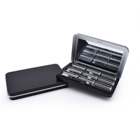Palette en aluminium pour décoration des sourcils, boîte d'ombre à paupières, emballage cosmétique, poudre de finition