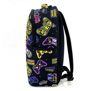 Graffiti Tasarımlı Büyük Kapasiteli Spor Sırt Çantası Okul Çantası Oyuncular İçin Oyun Kumandası Öğrenci Sırt Çantaları <span class=keywords><strong>Laptop</strong></span> Bölmeli - Product Image 2