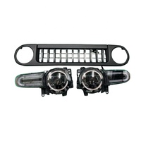 Maictop – calandre avant de voiture, phare LED, feu arrière, feu arrière pour FJ Cruiser, Kit carrosserie