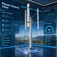 Générateur éolien à aimant permanent 8kW 10KW, dynamo électrique AC haute efficacité
