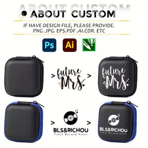 Promotional Coin Purse Portable Wireless Earphone Cases Data Cable <b>Storage</b> <b>Box</b> Cool Gadget Wholesale Custom Men Wallet with logo - Product Image 3