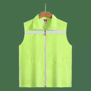 Chaleco reflectante con franja blanca, ropa de trabajo unisex para eventos escolares y personalización publicitaria en Wuhan - Product Image 3