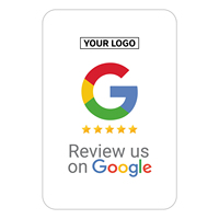 Tarjeta RFID de Negocio con Código QR Programable Personalizado, Tarjeta NFC para Reseñas de Google