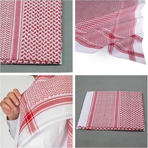 Arab Muslim headscarf <b>men</b> wear Arab clothing traditional <b>red</b> & white <b>scarf</b> for <b>men</b> and women - Product Image 1