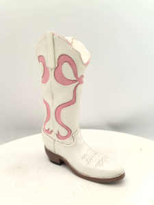 맞춤형 9 인치 키 큰 폴리 레진 카우보이 부츠 화분 꽃병 동상 가정 장식을위한 수제 장식 예술 - Product Image 5