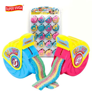 Bandes <span class=keywords><strong>de</strong></span> bonbons gélifiés acidulés personnalisées en gros pour enfants – Saveurs fruitées, texture moelleuse et acidulée - Product Image 1