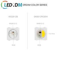 Programmable RGBW Dream Color Led Strip Light 5V 12V 24V RGB IC Garantie WS2811 DMX512 60LED 144LED Adressable RGB Led Strip