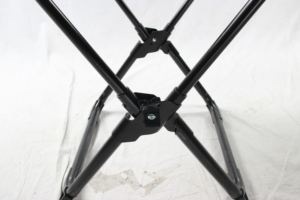 Chaise pliante d'extérieur moderne avec porte-gobelet pour parcs, campings et plages, chaise de pêche en acier inoxydable - Product Image 3