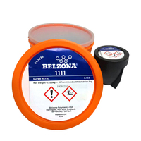 ZY98 Belzona 1111 1kg Résine époxy bi-composants, kit de pâte adhésive de construction pour la réparation des métaux