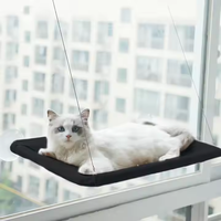 Hamac pour chat à ventouse à motif solide à la mode pour petits animaux et chiens