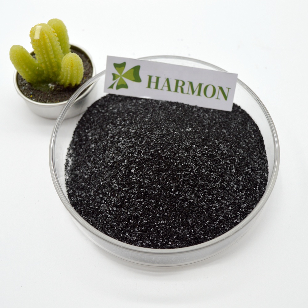 Блестящий порошок высокой чистоты 60-70% ГУМАТ калия 100% водорастворимый для лиственного капельного орошения