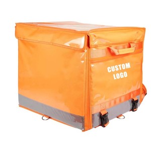 Sac à dos isotherme imperméable 600D pour livraison <span class=keywords><strong>de</strong></span> pizzas, ouverture par le haut, avec bandes réfléchissantes <span class=keywords><strong>de</strong></span> sécurité - Product Image 2