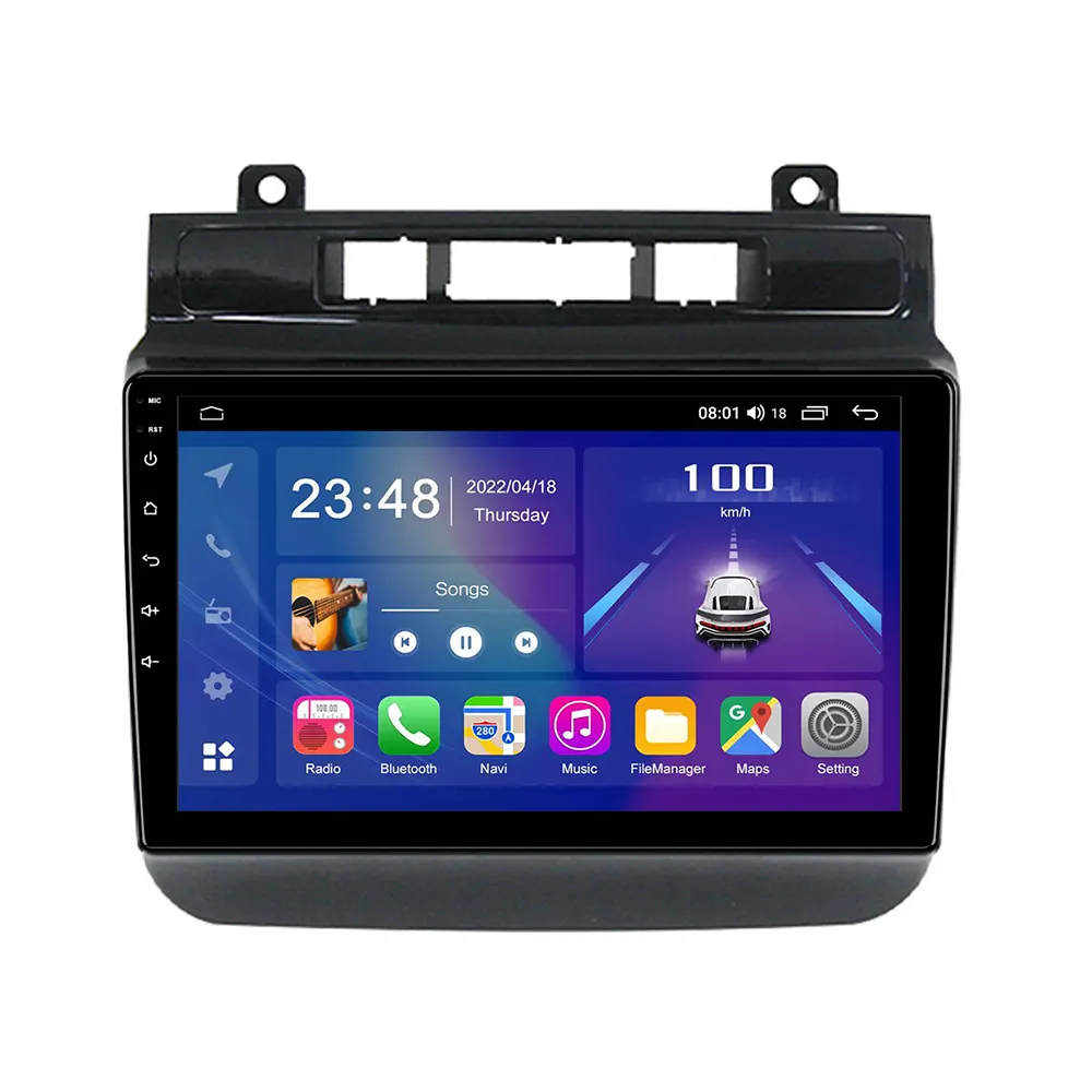 Prelingcar untuk Volkswagen Touareg 2011-2017 tahun Android 12 Car Monitor carplay DSP RDS GPS built in 2din radio dvd player 5.1H