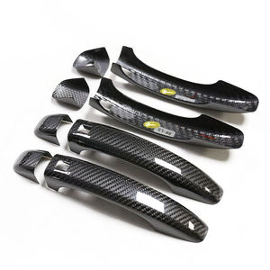 Cubierta de manija de puerta de fibra de carbono seca embellecedor Tuning piezas exteriores interiores para <span class=keywords><strong>Audi</strong></span> A1 <span class=keywords><strong>A4</strong></span> A4L A5 S4 S5 Q3 Q5 <span class=keywords><strong>B8</strong></span> piezas decorativas - Product Image 6