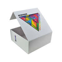Luxus bedruckter recycelbarer Karton Custom Design Leere starre Geschenk box Bastel papier Pappe Faltbare Schachteln für die Verpackung