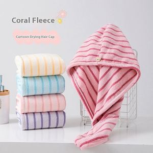 Gorro de Ducha Absorbente de Microfibra con Bordado Jacquard para Mujer, de Secado Rápido, para Cabello Largo, Acolchado, para Uso Doméstico - Product Image 1