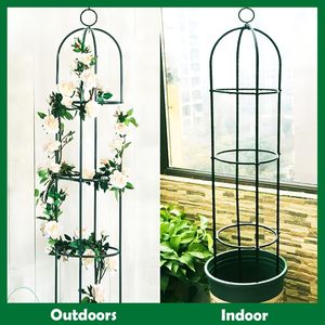 Trepador de Jardín de Acero Resistente para Exteriores, Paquete de 3, Obelisco de 6 pies para Plantas Trepadoras, Enredaderas y Flores, Negro - Product Image 2
