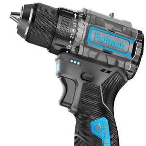 Perceuse sans fil portable 21V, ensemble d'outils électriques légers, moteur à balais rechargeable, vitesse <span class=keywords><strong>variable</strong></span>, mandrin à connexion rapide 13mm - Product Image 1