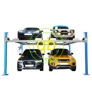 Bốn Bài 2 Cấp Đôi Xe Ô Tô thủy lực rộng bãi đậu xe hệ thống thang máy xe cơ khí dọc nhà để xe thiết bị Palăng nền tảng thang máy - Product Image 4