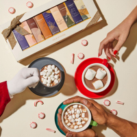 Coffret cadeau de chocolat chaud au cacao gourmet, 9 saveurs variées, allocation libre, emballage élégant