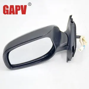 Боковое зеркало GAPV хорошего качества, 3 зажима, черное электрическое для toyota yaris 87909-0D450, 2008 лет