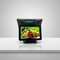Nouveau prix d'usine 17 pouces Écran tactile double Monoblocs POS Écran tactile double POS Système POS Android