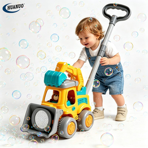 Machine à bulles électrique automatique pour tout-petits, camion-chargeur pousseur à bulles pour poussette avec solution de <span class=keywords><strong>savon</strong></span> extérieure - Product Image 1