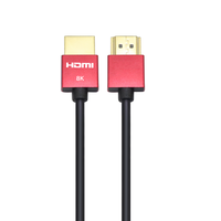 Câble Hdmi Ultra mince 8K, 1 m, 2 m, 3 m, certifié en chine, câble Hdmi 6Ft/6,6 ft
