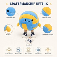 Mascotte de sport en peluche personnalisée, personnage de volley-ball, poupée en peluche, jouet en peluche pour événement promotionnel, fabricant de jouets en peluche de haute qualité