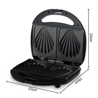 RAF nouveau gâteau Pop Maker Madeline Pan Machine 850w antiadhésif pour biscuits petit déjeuner gaufrier