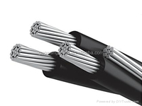 Câble supérieur isolé en aluminium ABC, 1kv, 4x35 mm², XLPE, prix d'usine