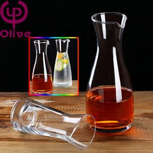 เหยือกน้ำแก้วใสเป่ามือสไตล์เม็กซิกัน สำหรับน้ำผ<span class=keywords><strong>ล</strong></span>ไม้ น้ำดื่ม ขนาดเล็ก ทนความร้อน - Product Image 6