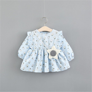 Robes décontractées en coton pour filles, idéales pour la danse, le sport, les occasions spéciales et semi-formelles, avec motifs floraux pour photos de bébés - Product Image 6